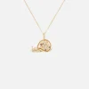Small Gold Snail Pendant