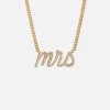 Small La Firma Necklace "Mrs"