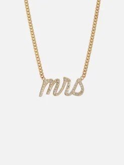 Small La Firma Necklace "Mrs"