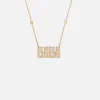 Small Pavé Diamond 'Mama' Necklace