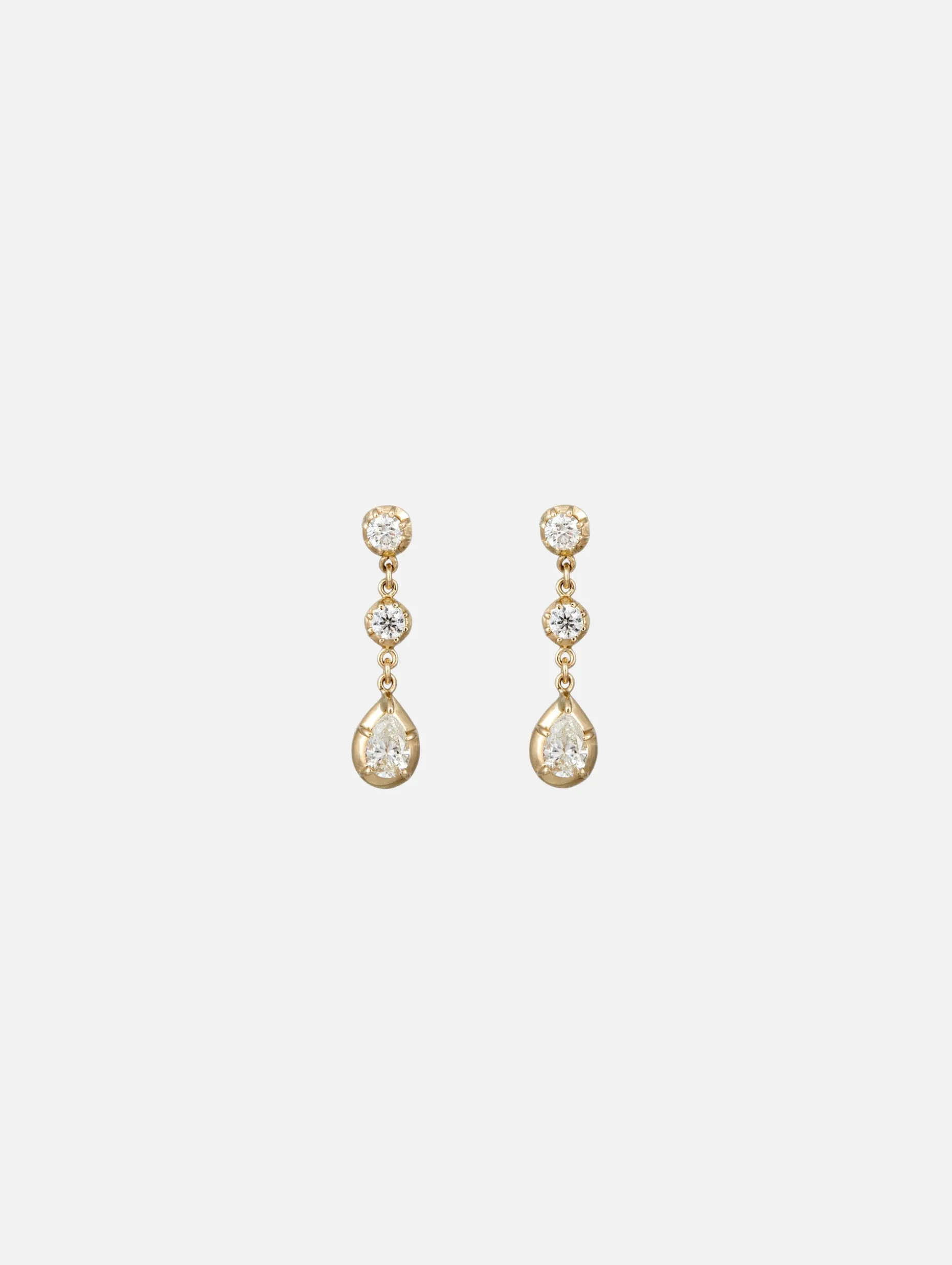 Sophia Diamond Teardrop Stud