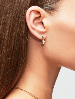 Sophie 1+1 Diamond Teardrop Stud