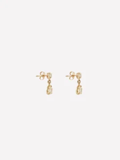 Sophie 1+1 Diamond Teardrop Stud