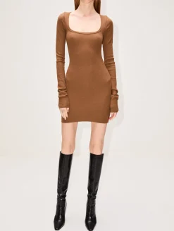 Square Neck Mini Dress
