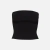 Strapless Knit Top