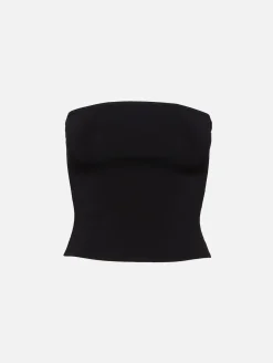 Strapless Knit Top