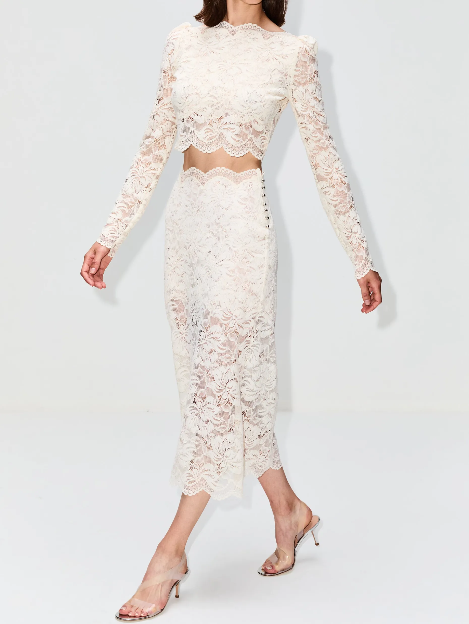Stretch Lace Skirt