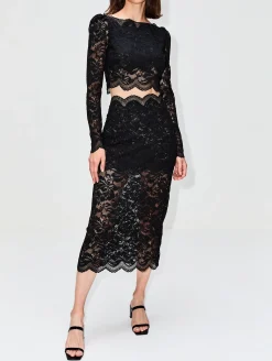 Stretch Lace Skirt