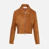 Stretch Leather Jacket