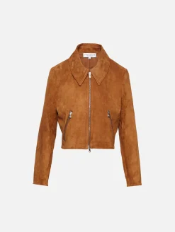 Stretch Leather Jacket