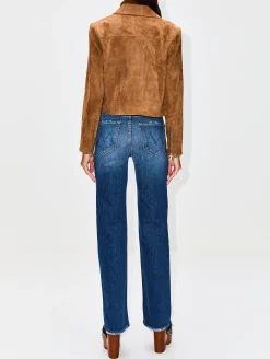 Stretch Leather Jacket