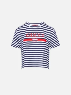 Striped Logo Tee