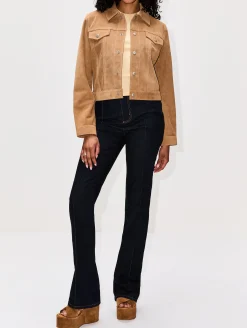 Suede Baby Trucker Jacket