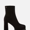 Suede Platform Boot 70mm