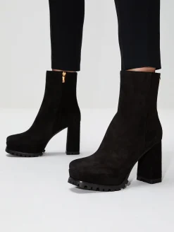 Suede Platform Boot 70mm