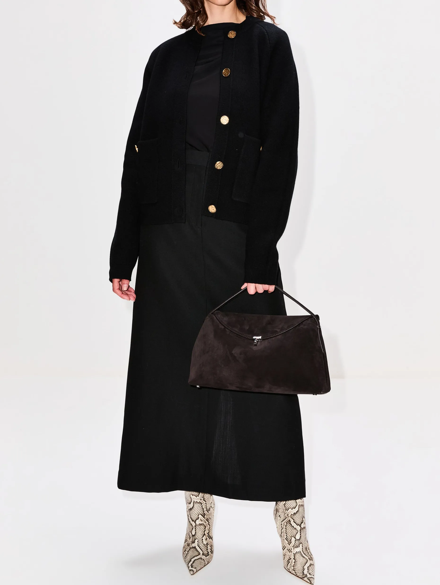T Lock Top Handle Bag