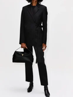 T Lock Top Handle Bag