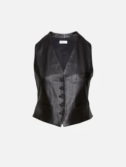 Tailored Leather Vest