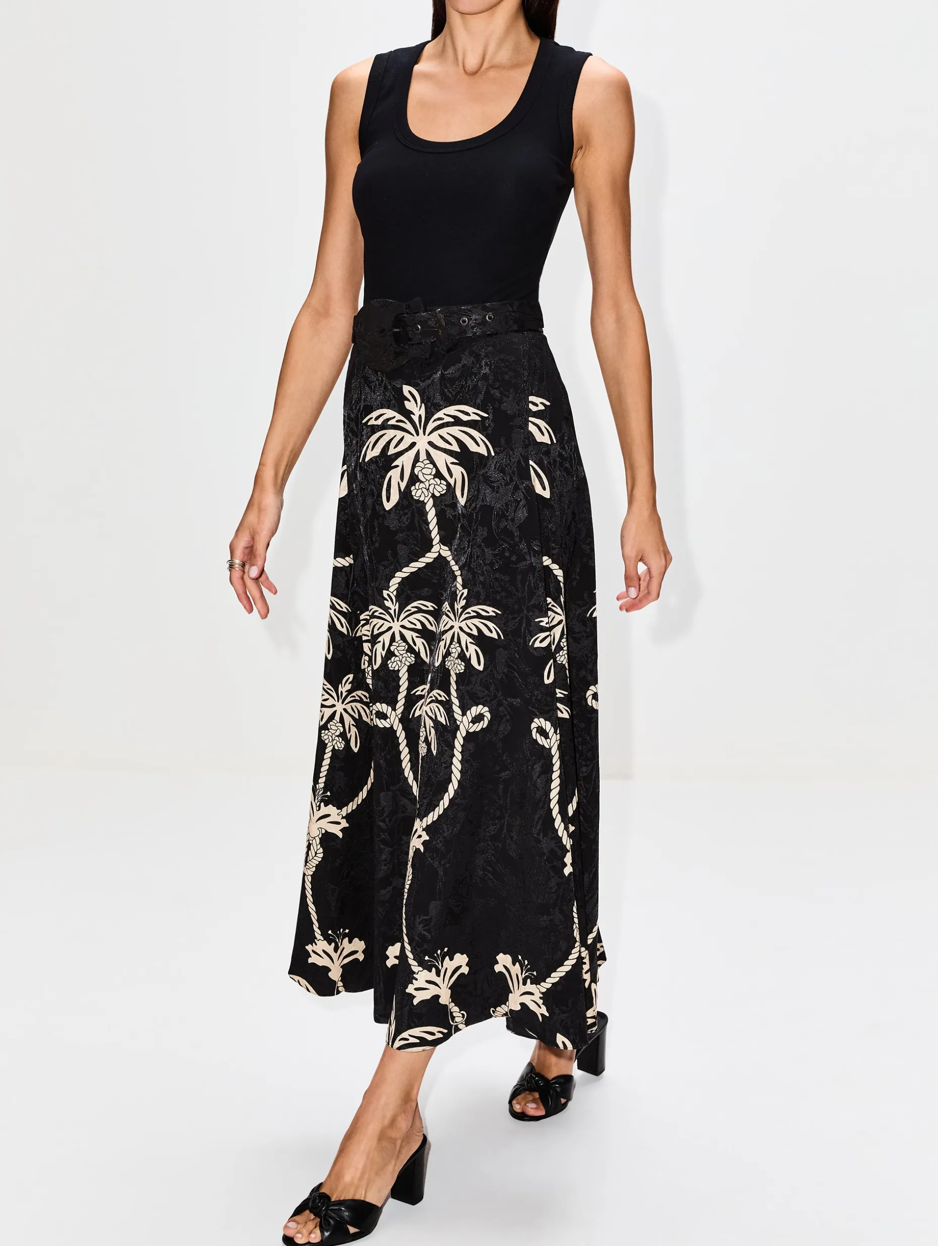 Taken Back Ankle Skirt