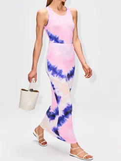Tie Dye Maxi Skirt
