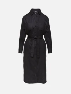 Tie Waist Shirt Dress
