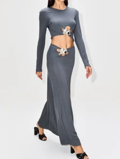 Trio Stone Skirt
