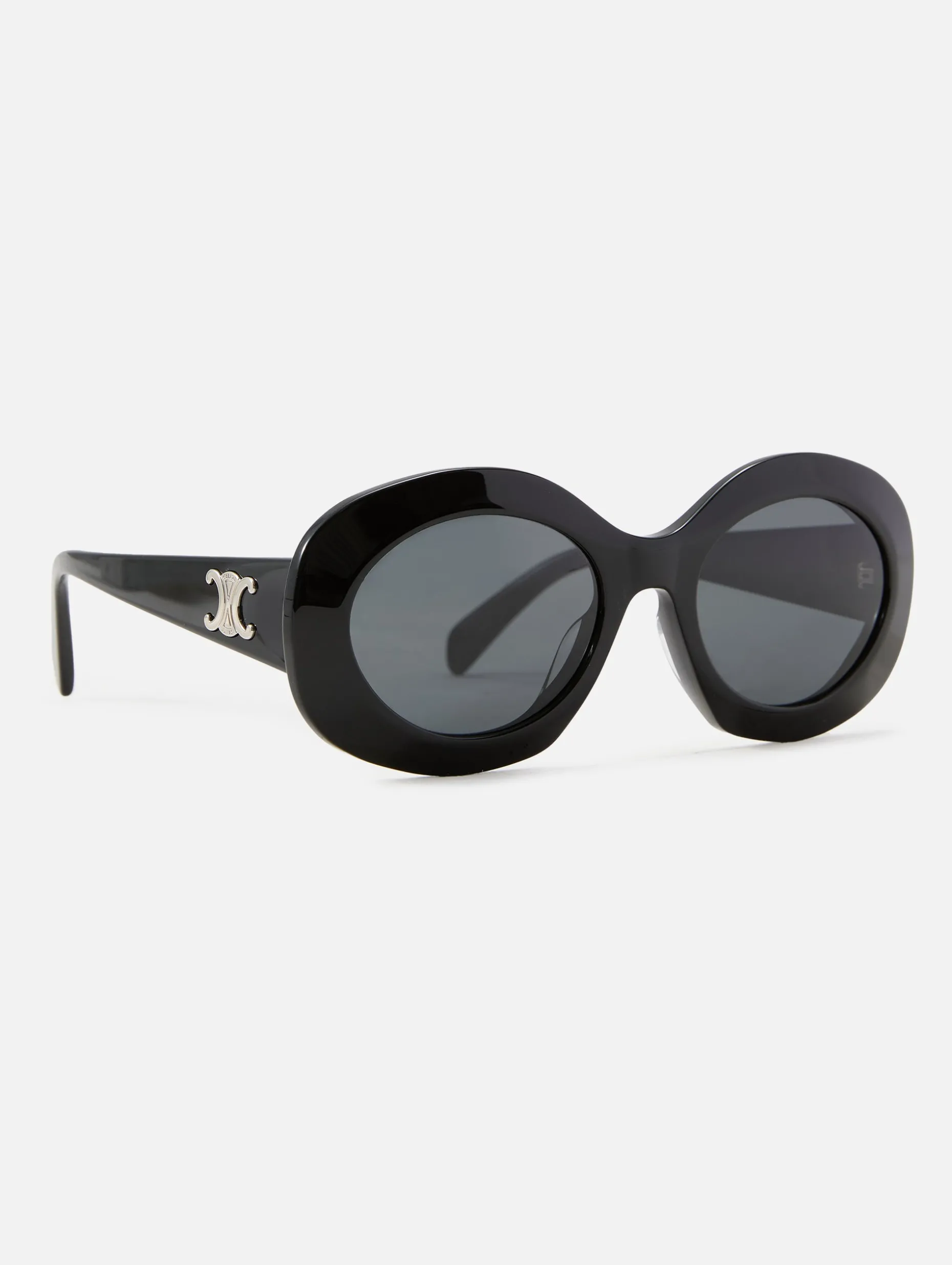 Triomphe Oval Oversized Sunglasses