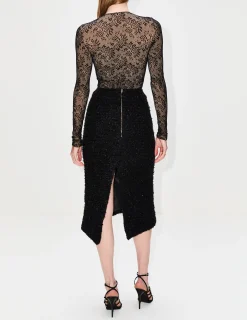 Tweed Midi Skirt