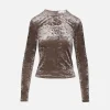 Velvet Long Sleeve Top