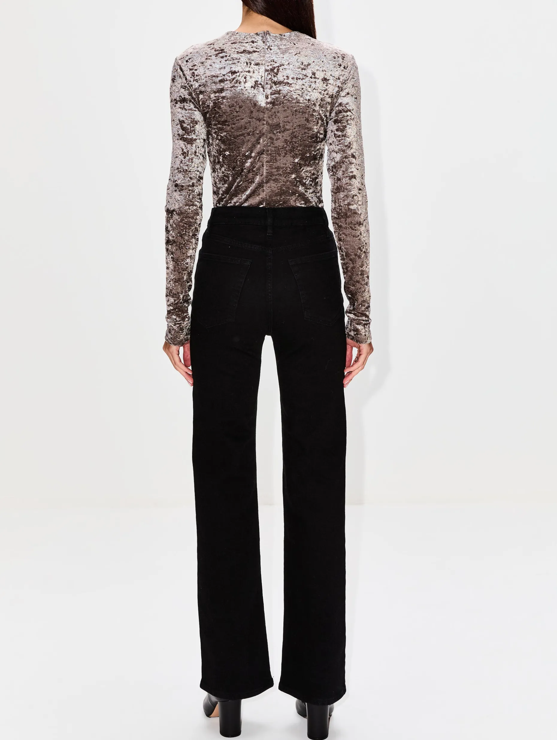Velvet Long Sleeve Top