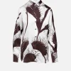 Venus Print Satin Shirt