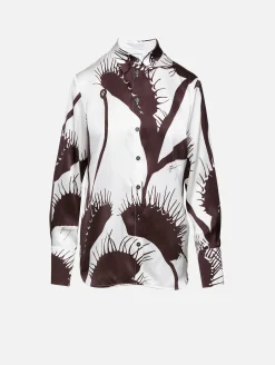 Venus Print Satin Shirt