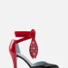 VG Foliage Ankle Strap Heel