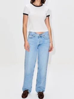 V-Waist Baggy Jean