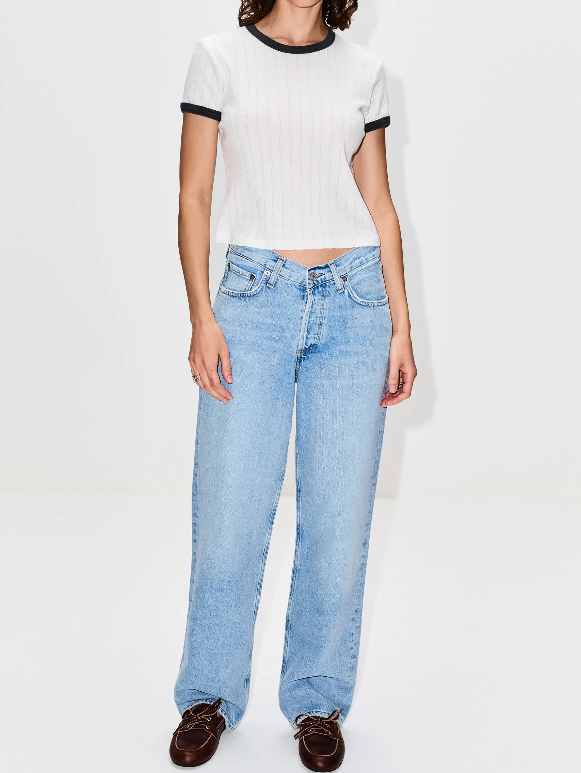 V-Waist Baggy Jean