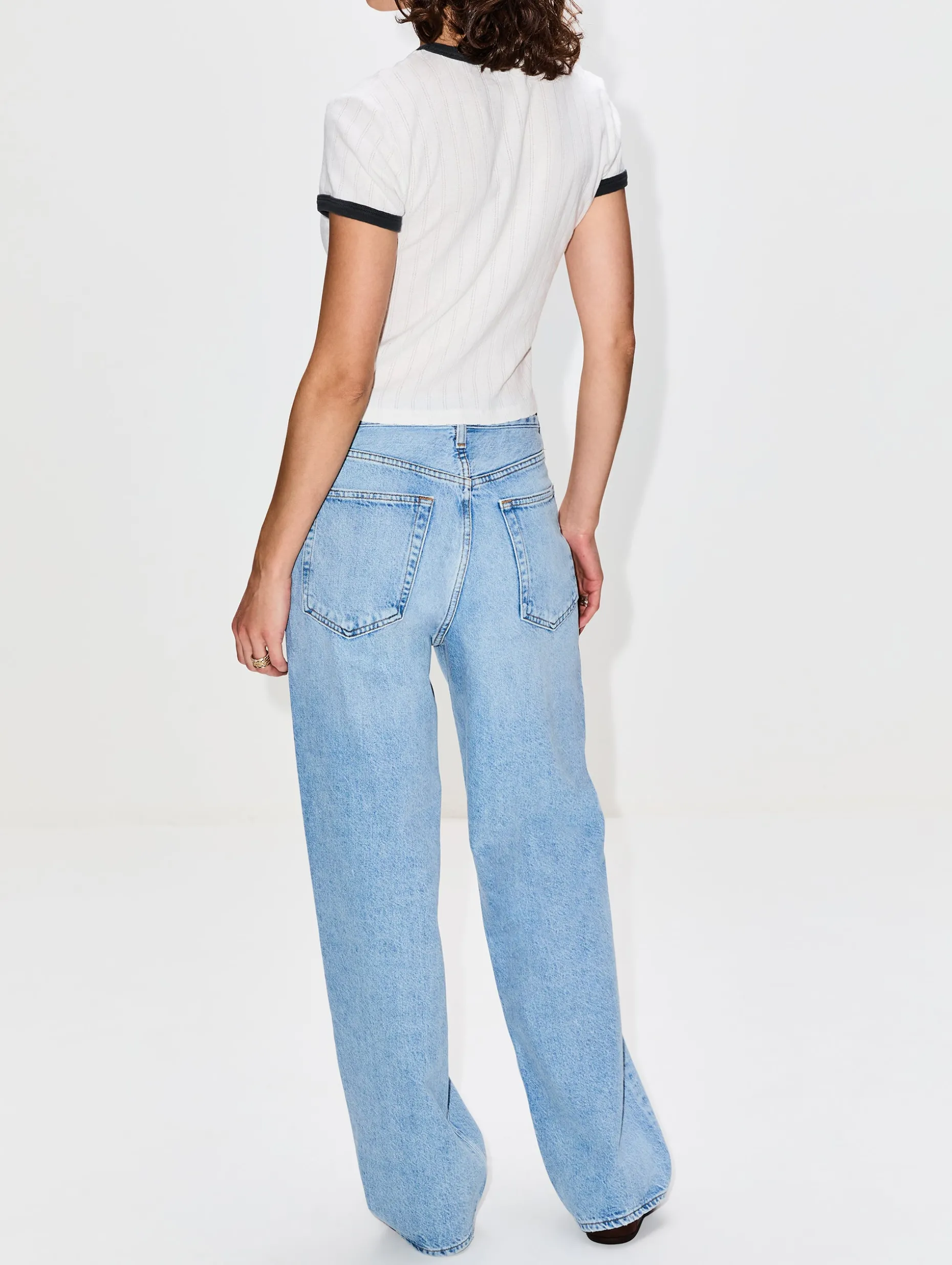 V-Waist Baggy Jean