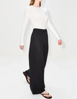 Wide Leg Pleat Pant