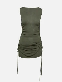 Yolanda Ruched Mini Dress