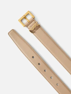 YSL 3CM Logo Belt