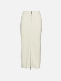 Zip Up Maxi Skirt
